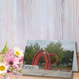 Cartão Travel Birthday Santarem Portugal Fun Photo 