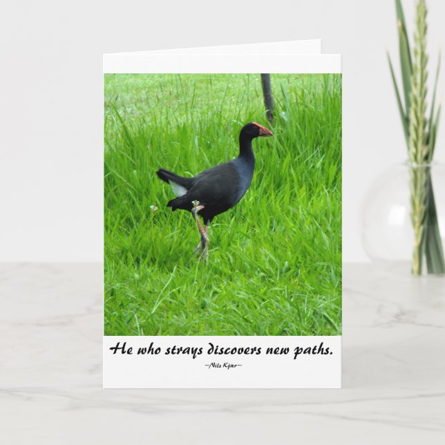 Cartão Travel Quote by Nils Kjær (Frente)