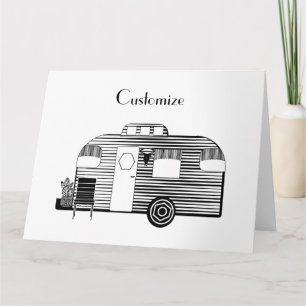 Cartão Traveler Camper Caravan Thunder_Cove