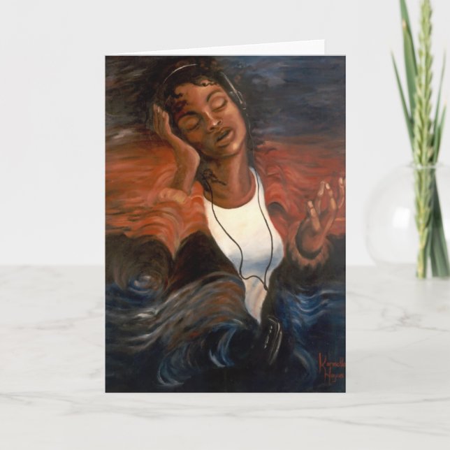 Cartão 'Traveling Without Moving' blank greeting card (Frente)