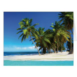 Cartão travesseiro decorativo de praia exótico
