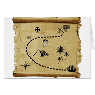 Cartão treasure map
