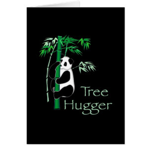 Cartão Tree Hugger Panda
