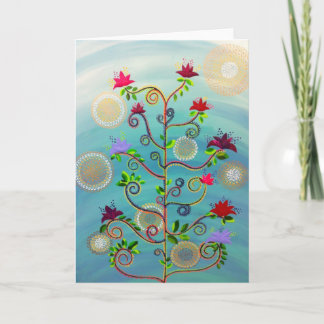 Cartão "Tree in Bloom" note card by CatherineHayesArt