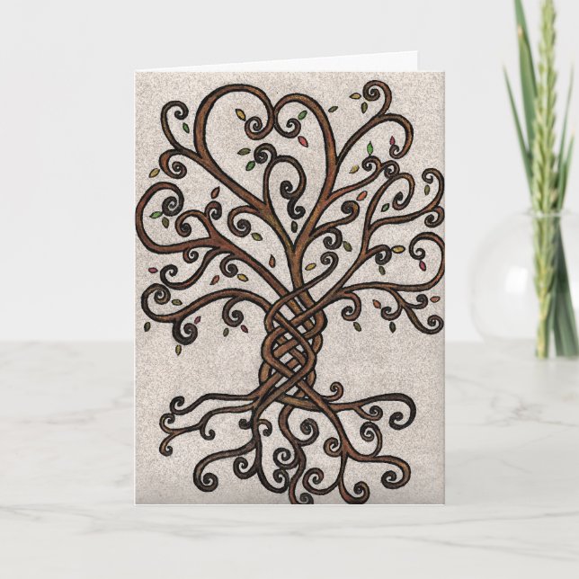 Cartão Tree of Life Greeting Card (Frente)
