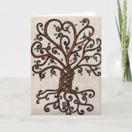 Cartão Tree of Life Greeting Card