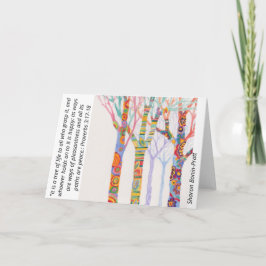 Cartão Tree of life notecard by Sharon Bomin-Pratt