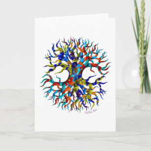 Cartão Tree of Life on White