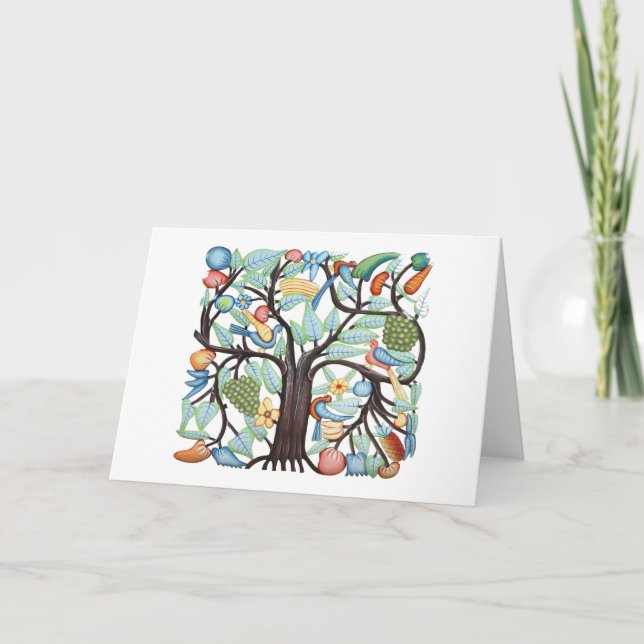 Cartão Tree of Life - pastel (Frente)