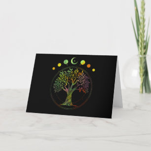 Cartão Tree of Life Phases of the Moon