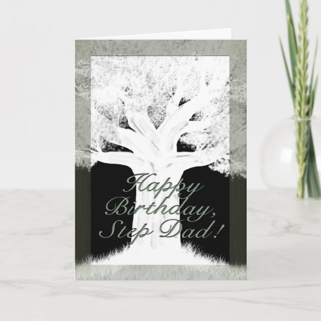 Cartão Tree Silhouette-Birthday (Frente)