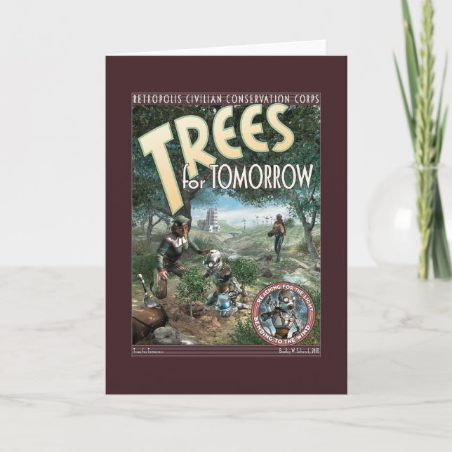 Cartão Trees for Tomorrow Greeting Card (Frente)