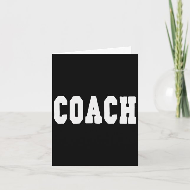 Cartão Treinador Bold Lettering Figurino de Halloween Ves (Frente)