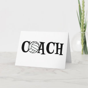 Cartão Treinador de Voleibol