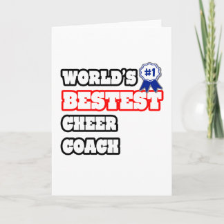 Cartão Treinador mais animado do mundo