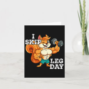 Cartão Treinamento De Peso De Gym I Ignorar Dia 3