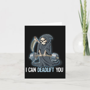 Cartão Treinamento em Peso de Gym Reaper I Can Deadelevar