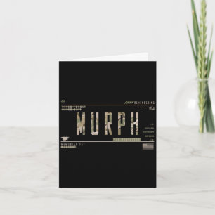 Cartão Treino de dia de memorial Murph wod militar Murph