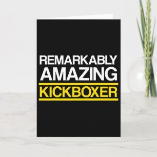 Cartão Treino de Kickboxing Incrível de Boxe 