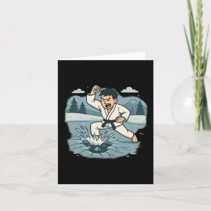 Cartão Treino de Levantamento de Peso no Ginásio Engraçad