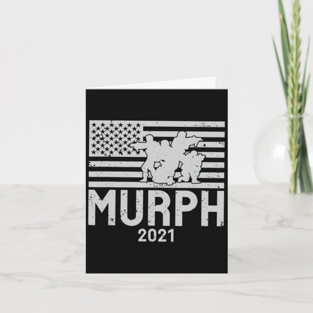 Cartão treino patriótico do Murph 2023 dia memorial Murph (Frente)