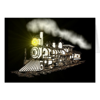 Cartão Trem de fantasma