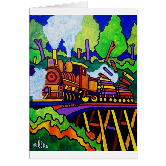 Cartão Trem de registo (Frente)