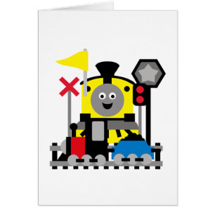 Cartão Trem de sorriso