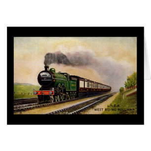 Cartão Trem do vapor