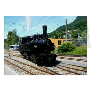 Cartão Trem do vapor em Blonay