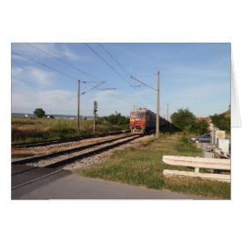 Cartão Trem Elétrico