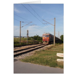 Cartão Trem Elétrico