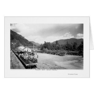 Cartão Trem Turístico do Projeto Skagit