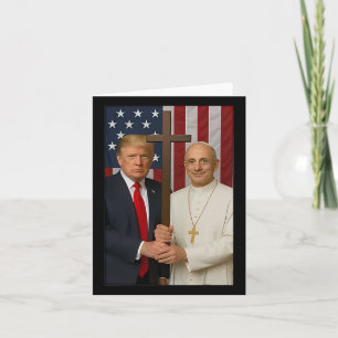 Cartão Tremor E Camisa Pope - Deus abençoe Do Papa Leo Xi