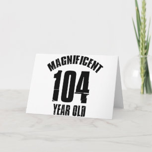 CARTÃO TRENDING 104 YEAR OLD BIRTHDAY DESIGNS