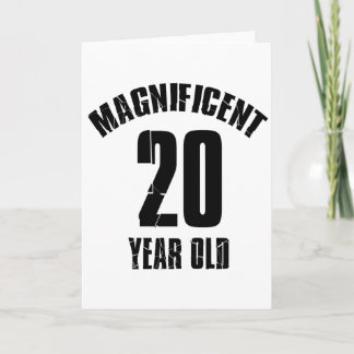 CARTÃO TRENDING 20 YEAR OLD BIRTHDAY DESIGNS