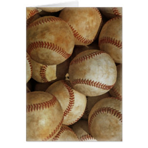 Cartão Trendy Baseball Trabalho de arte