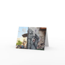 Trendy Gorilla Note Card