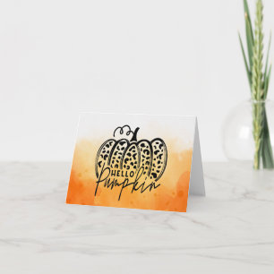 Cartão Trendy Hello Pumpkin Card