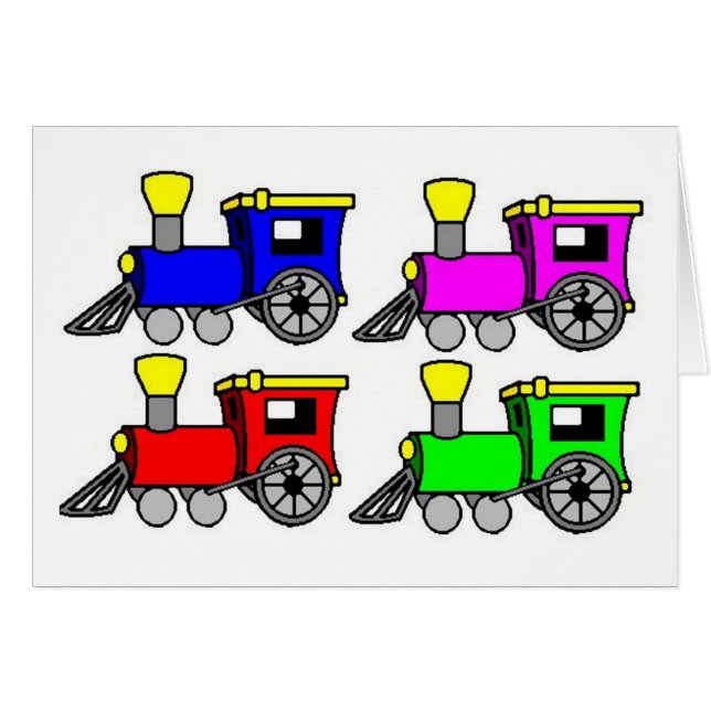 Cartão trens (Frente Horizontal)