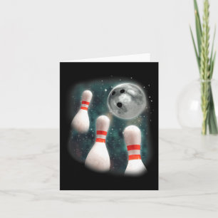 Cartão Três Boliches da Lua 3 da Candlepin no Arco estran