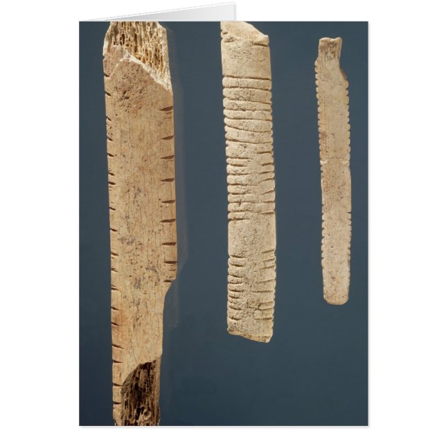 Cartão Três decoraram os ossos (Frente)