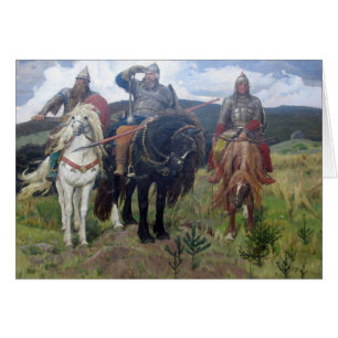 Cartão Três Escoteiros Viking