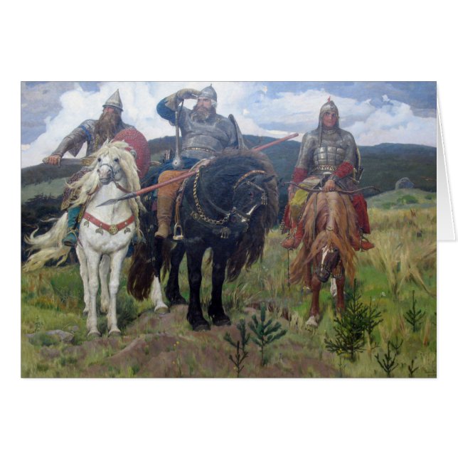 Cartão Três Escoteiros Viking (Frente Horizontal)