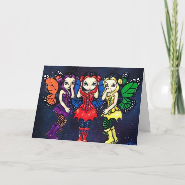 Cartão "Três Feiras Sábias" (Frente)