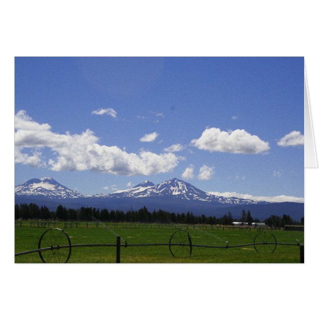 Cartão Três Irmãs precisavam de água (Frente horizontal)