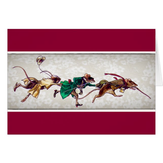 Cartão Três Ratos Cegos (Frente Horizontal)