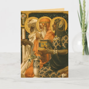 Cartão Três Reis Magos de JC Leyendecker Natal Vintage