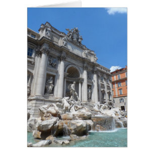 Cartão Trevi Fountain - Roma