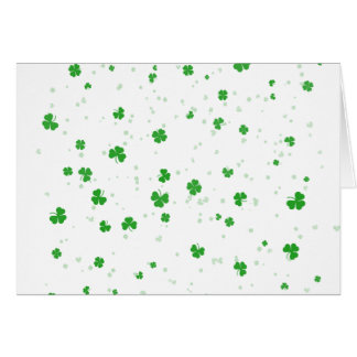 Cartão Trevos de flutuação